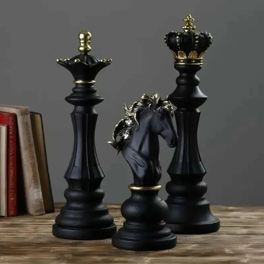 Decorative Chess Statue – Classic Game-Inspired Art