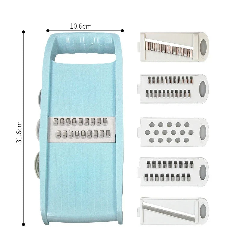 5-in-1 Vegetable Slicer & Chopper Set