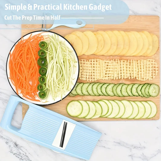 5-in-1 Vegetable Slicer & Chopper Set