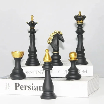 Decorative Chess Statue – Classic Game-Inspired Art