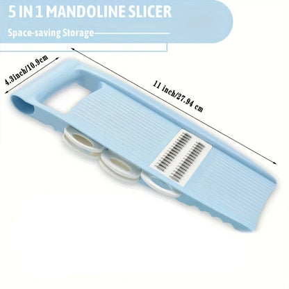 5-in-1 Vegetable Slicer & Chopper Set